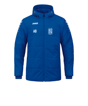 JAKO Team Coach Kapuzenjacke Blau F400
