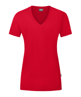 JAKO Organic T-Shirt Damen Rot F100 - rot