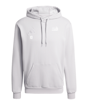 adidas Entrada 26 Hoody Grau