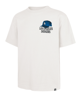 '47 Brand Mlb Los Angeles Dodgers In The Paper Foundation T-Shirt Beige - beige