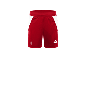 adidas Tiro 24 Short Kids Rot Weiss