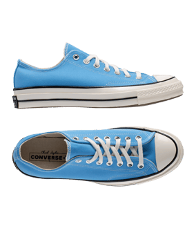 Converse Chuck 70 OX Blau Weiss F438 - blau