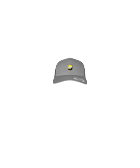 Merch 5 Panel Retro Trucker Cap Charcoal | logo4c