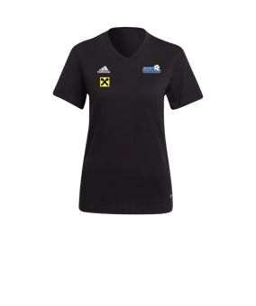 adidas Entrada 22 T-Shirt Damen Schwarz