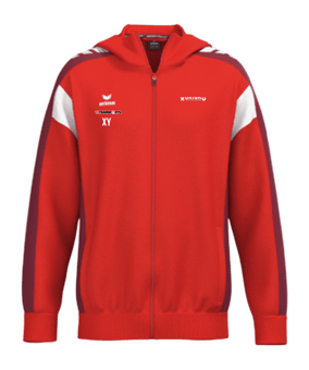 Erima Celebrate 125 Kapuzenjacke Kids Rot