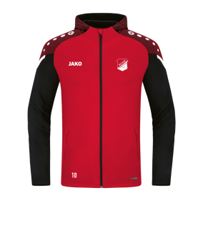 JAKO Performance Kapuzenjacke Rot F101