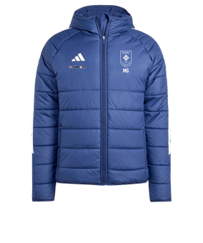 adidas Tiro 24 Winterjacke Blau Weiss
