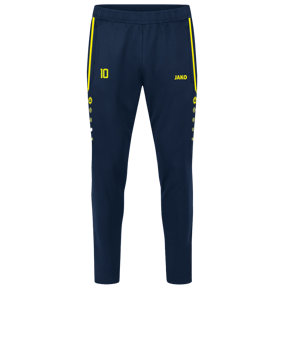 JAKO Allround Trainingshose Blau Gelb F904