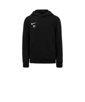 Nike Park 20 Fleece Hoody Kids Schwarz Weiss F010