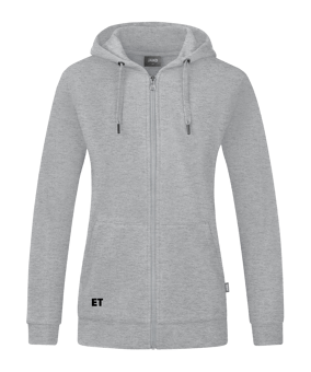JAKO Organic Kapuzenjacke Damen Grau F520