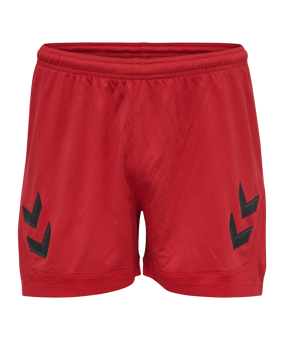 Hummel Lead Poly Shorts Damen Rot F3062 - rot