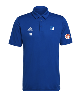adidas Entrada 22 Poloshirt Blau Weiss