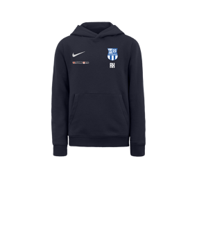 Nike Park 20 Fleece Hoody Kids Blau Weiss F451