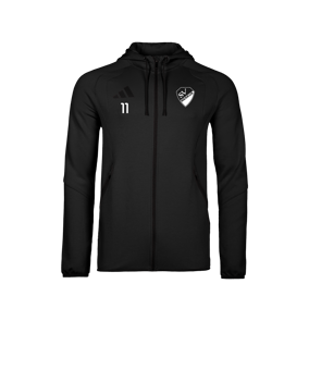 adidas Tiro Travel Hoody Schwarz