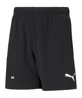 PUMA teamRISE Short Kids Schwarz Weiss F04