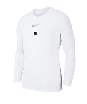Nike Park First Layer Top langarm Weiss F100