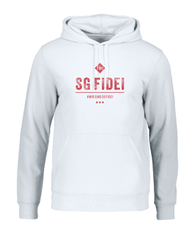 Merch Drummer 2.0 Hoody White | #sgf