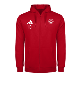 adidas Entrada 26 Kapuzenjacke Rot