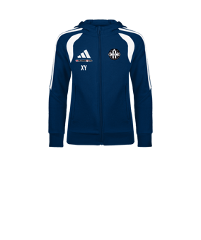 adidas Tiro 26 League Kapuzenjacke Kids Dunkelblau