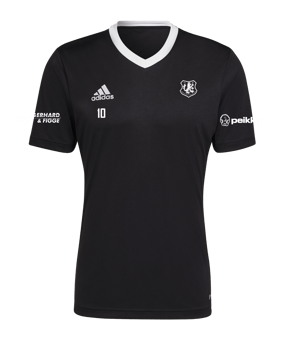 adidas Entrada 22 Trikot Schwarz Weiss