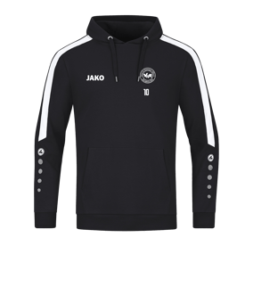 JAKO Power Hoody Schwarz Weiss F800