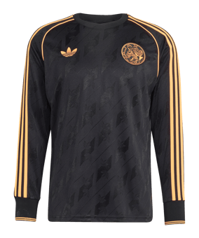 adidas Originals Ajax Amsterdam Trikot Langarm Schwarz