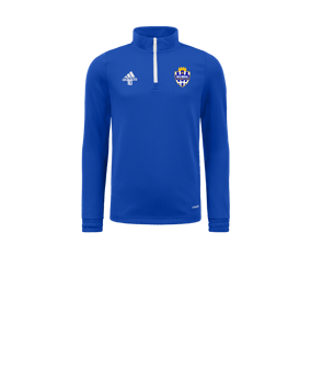 Sweat-shirt à col zippé mi-hauteur adidas Entrada 22 enfants bleu