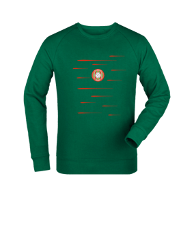 Merch Roller Sweatshirt Bottle Green | #lines