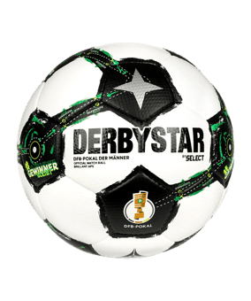 Derbystar DFB-Pokal Brillant Aps V25 Spielball Weiß - weiss