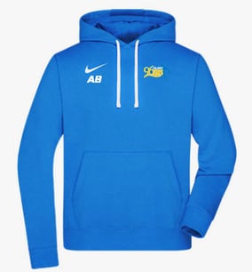 Nike Park 20 Fleece Hoody Kids Blau Weiss F463