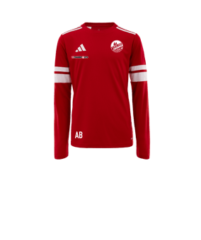 adidas Squadra 25 Trikot Langarm Kids Rot