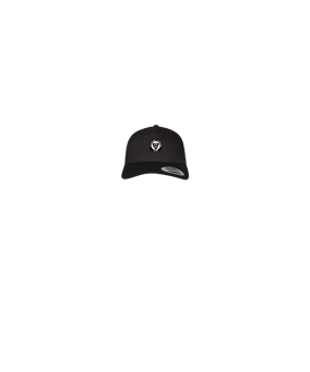 Merch 5 Panel Retro Trucker Cap Schwarz