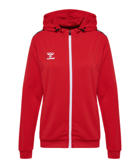 Hummel AUTHENTIC PL Kapuzenjacke Damen Rot F3062 - rot
