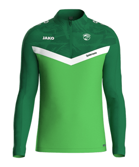 JAKO Iconic HalfZip Sweatshirt Kids Grün F222