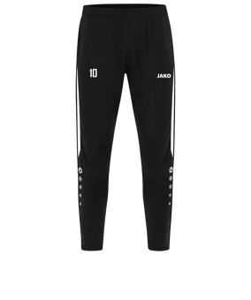 JAKO Power Trainingshose Schwarz Weiss F802