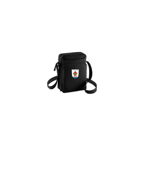 Merch Cross Body Bag Black  | #logo4c