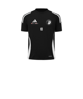 adidas Tiro 24 Trikot Kids Schwarz Weiss