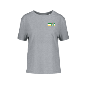 Merch Muser T-Shirt Women Heather Grey  | #logo4c