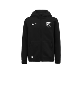 Nike Park 20 Fleece Kapuzenjacke Kids Schwarz F010