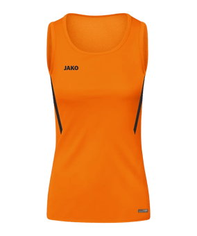 JAKO Challenge Tanktop Damen Orange Schwarz F351