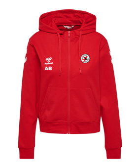 hummel Go 2.0 Chevron Kapuzenjacke Damen Rot F3062