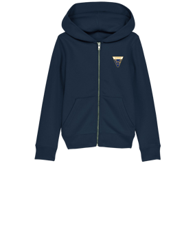 Merch Mini Cultivator 2.0 Zip-Hoodie Kids French Navy | #justlogo4c