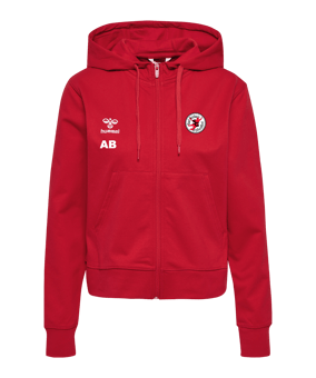 Hummel GO 2.0 Kapuzenjacke Damen Rot F3062