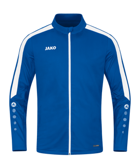 JAKO Power Polyesterjacke Blau Weiss F400 - blau