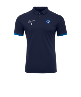 Polo Nike Academy 25 bleu F410 
