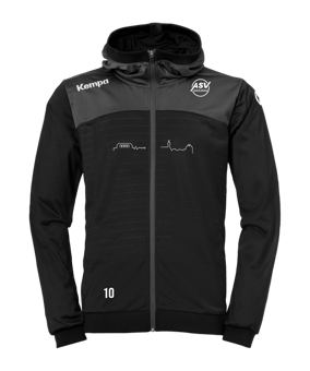 Kempa Emotion 2.0 Kapuzenjacke Kids Schwarz F01
