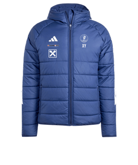adidas Tiro 24 Winterjacke Blau Weiss