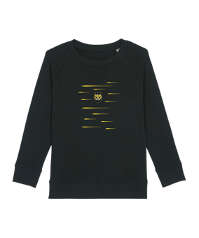 Merch Mini Scouter Sweatshirt Kids Black | #lines