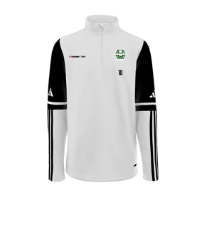 adidas Squadra 25 HalfZip Sweatshirt Weiß