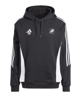 adidas Tiro 24 Hoody Schwarz Weiss